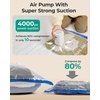 image:imageBAGSMART Travel Vacuum Bags with Rechargeable Electric Pump 18PC Kit  Wireless Pump Bonus Shoe Laundry amp Toiletry Bags Reclaim 80 luggage space Ideal for suitcase packing travel amp homeMulticolor