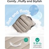 image:imageBAGSMART Underseat Carry on Luggage with Wheels Soft Small Travel Luggage with PVC WetDry Pockets Lightweight Soft Personal Item Suitcase for Short TripCamerCamel