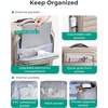 image:imageBAGSMART Underseat Carry on Luggage with Wheels Soft Small Travel Luggage with PVC WetDry Pockets Lightweight Soft Personal Item Suitcase for Short TripCamerCamel