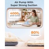 image:imageBAGSMART Vacuum Seal Storage Bags for Clothing Travel 18 Pack Travel Essentials Bundle includes Laundry Bag amp Waterproof Shoe Bag amp TSA Approved Toiletry Bag Hand Pump IncludedGray
