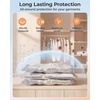 image:imageBAGSMART Vacuum Seal Storage Bags for Clothing Travel 18 Pack Travel Essentials Bundle includes Laundry Bag amp Waterproof Shoe Bag amp TSA Approved Toiletry Bag Hand Pump IncludedGray