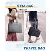 image:imageBAGSMART Weekender Bags for Women Travel Duffle Overnight Bag Personal Item Bag with Shoe Bag for Travel EssentialsBaby Pink