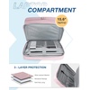 image:imageBAGSMART Weekender Bags for Women Travel Duffle Overnight Bag Personal Item Bag with Shoe Bag for Travel EssentialsBaby Pink