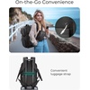 image:imageBAGSMART Womens Backpack Carry On Flight Approved Travel Backpack for Women with Waist Bag Traveling Lightweight Weekender Casual Daypack 173 Laptop Work Back pack Personal Item Travel Bag BlackChampagne