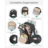 image:imageBAGSMART Womens Backpack Carry On Flight Approved Travel Backpack for Women with Waist Bag Traveling Lightweight Weekender Casual Daypack 173 Laptop Work Back pack Personal Item Travel Bag BlackChampagne