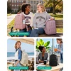 image:imageBAGSMART Womens Backpack Travel Laptop Backpack for Women Quilted College Laptop Bookbag Work Back Pack for Women Cute Computer WaterResistant Casual Daypack Puffer Black01black