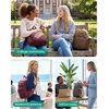 image:imageBAGSMART Womens Backpack Travel Laptop Backpack for Women Quilted College Laptop Bookbag Work Back Pack for Women Cute Computer WaterResistant Casual Daypack Puffer Black18charcoal Gray
