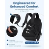 image:imageBAGSMART Womens Backpack Travel Laptop Backpack for Women Quilted College Laptop Bookbag Work Back Pack for Women Cute Computer WaterResistant Casual Daypack Puffer Black04camel