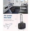 image:imageBAGSMART Womens Rolling Laptop Bag for 156 Inch Laptop Black  Underseat CarryOn Luggage with TSA Lock Wheeled Computer Briefcase for Travel Work BusinessBlack