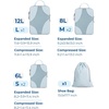 image:imageBagsmart Compression Packing Cubes Travel Bag Cruise Ship Essentials  Lightweight Compressible Suitcase Organizer Set fit Standard CarryOn amp Checked Luggage 6 Set 14 Set Washable Packing BagsNavy Blue