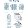 image:imageBagsmart Compression Packing Cubes Travel Bag Cruise Ship Essentials  Lightweight Compressible Suitcase Organizer Set fit Standard CarryOn amp Checked Luggage 6 Set 14 Set Washable Packing Bags01Sky Blue