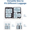 image:imageBagsmart Compression Packing Cubes Travel Bag Cruise Ship Essentials  Lightweight Compressible Suitcase Organizer Set fit Standard CarryOn amp Checked Luggage 6 Set 14 Set Washable Packing Bags04Misty Lavender