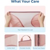 image:imageBagsmart Compression Packing Cubes Travel Bag Cruise Ship Essentials  Lightweight Compressible Suitcase Organizer Set fit Standard CarryOn amp Checked Luggage 6 Set 14 Set Washable Packing BagsDark Pink