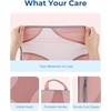 image:imageBagsmart Compression Packing Cubes Travel Bag Cruise Ship Essentials  Lightweight Compressible Suitcase Organizer Set fit Standard CarryOn amp Checked Luggage 6 Set 14 Set Washable Packing BagsClay Pink