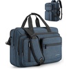 image:imageBAGSMART 3 In 1 Laptop Bag for Men Computer Briefcase 173 Inch Laptop WaterRepellent Shoulder Bag Computer Bag Business Travel Office BlackDeep Blue