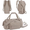 image:imageBAGSMART 4IN1 Gym Bag for Women Men TSA Duffle Bag for Travel  With Shoe Compartment amp Wet Pocket 22L30L38L Tactical Backpack with 40oz Water Bottle Holder Lightweight WaterresistantCLight tan