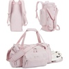 image:imageBAGSMART 4IN1 Gym Bag for Women Men TSA Duffle Bag for Travel  With Shoe Compartment amp Wet Pocket 22L30L38L Tactical Backpack with 40oz Water Bottle Holder Lightweight WaterresistantABaby pink