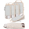image:imageBAGSMART 6 Set 4 Set2 Set Compression Packing Cubes for Travel Lightweight Luggage Organizer Bags Durable Space Saver Bags Travel EssentialsWeekend Check