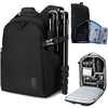 image:imageBAGSMART Camera Backpack DSLR SLR Camera Bag Backpack Fits 156 Inch LaptopAntiTheft Waterproof Camera Case for PhotographersMen Womenwith Rain CoverTripod HolderBlackBlack
