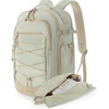 image:imageBAGSMART Carry On Travel Backpack 17 Inch Large Travel backpack Carry On Flight Approved Antitheft Personal Item Backpack Travel Bag With Shoe Bag 30L Water Resistant Casual Daypack BeigeBeige