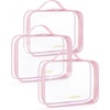 Clear Pink-with handle+180° open