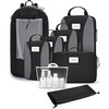 image:imageBAGSMART Compression Packing Cubes 6 PCS Packing Cubes for Suitcases Travel Bags Organizer for Luggage Lightweight Packing Cube for Travel EssentialsBlack