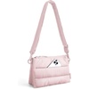 image:imageBAGSMART Cross Body Purse Medium Crossbody Bags for Women Travel Purse 43L Puffy Handbag Wallet with RFID Blocking SlotsPink