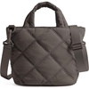 image:imageBAGSMART Crossbody Bags for Women Lightweight Purses for Women Quilted Puffer Tote Handbags for Daily UseShopTravelGrey
