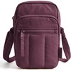 image:imageBAGSMART Crossbody Bags for Women Mini Cell Phone Cross body Purses Travel Wallet with RFID Blocking Card SlotsBlack Purple