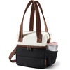 image:imageBAGSMART Double Deck Lunch Bag Women Insulated Reusable Lunch Box Quilted Puffer Lunch Tote with Shoulder Strap Durable Large Lunch Cooler For Work Picnic Travel Meal Prep Flight BlackBeige  Black