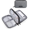 image:imageBAGSMART Electronics Organizer Travel Case Cable Charger Cord Tech Organizer Pouch for Phone Charger Accessories Black02Grey