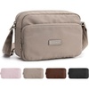 image:imageBAGSMART Foldable Crossbody Bags for Women Small Travel Purses Hobo Bag  24L mini for daily travel campus waterresistant sling bag cute travel purse classic shoulder bagCamel