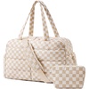 Khaki checkered