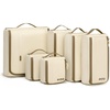 image:imageBAGSMART Keep Shape Packing Cubes for Travel 6 Set Travel Cubes for Packing Lightweight Suitcase Organizer Bags Set for Travel EssentialsCornSilk Yellow