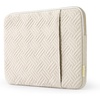 image:imageBAGSMART Laptop Sleeve Bag Compatible with MacBook AirPro 13133 inch Notebook Compatible with MacBook Pro 14 Inch MacBook Air M2 Sleeve 13 Inch Repellent Protective Case with Pocket PinkBeige