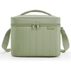 image:imageBAGSMART Lunch Box for Women Insulated Lunch Bag Cute Puffer Lunch Tote Bags Lightweight Quilted Reusable Cooler for Work Picnic or Travel PinkSage Green