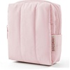 image:imageBAGSMART Makeup Bag Duo Set Puffy Padded Travel Cosmetic Organizer with Slipin Pockets Large Toiletry Bag amp Small Purse Pouch Travel Essentials for Women Blue Ditsy Floral01Baby Pink