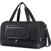 image:imageBAGSMART Medium Garment Bags for Travel Convertible Travel Garment Duffle Bag Suit Bags for Women 2 in 1 Garment Bags with Shoe CompartmentBlack