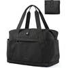 image:imageBAGSMART Personal Item Travel Bag For Spirit Airlines 23L Lightweight Gym Bag for Women Foldable Duffle Bag Weekender Overnight Bag for Travel GymBlack