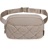 image:imageBAGSMART Puffy Fanny Packs for Women Crossbody Belt Bag with Adjustable Strap Quilted Waist Pack Purse for Traveling Shopping WorkoutCamel