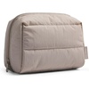 image:imageBAGSMART Puffy Makeup Bag Wide Opening Cosmetic Organizer Soft WaterResistant Travel Toiletry Pouch for Women for Purse Compact amp Spacious02Camel