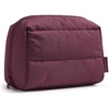 image:imageBAGSMART Puffy Makeup Bag Wide Opening Cosmetic Organizer Soft WaterResistant Travel Toiletry Pouch for Women for Purse Compact amp Spacious02Cherry Red
