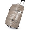 image:imageBAGSMART Rolling Duffle Bag with Wheels Travel Duffel Luggage Bag for Men Water Repellent Heavy Duty for Travel Camp Olive Green Large 70LCamel