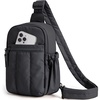 image:imageBAGSMART Small Crossbody Bags for Women Puffer Sling Bag Fanny Packs Purses Hobo Handbag for Daily Travel HikingBlack