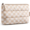 Khaki Checkerboard