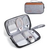 image:imageBAGSMART Small Travel Cable Organizer Tech Organizer for Charger Phone BlackGrey