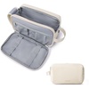 image:imageBAGSMART Toiletry Bag for Men Travel Toiletry Organizer Dopp Kit Waterresistant Shaving Bag for Toiletries Accessories Door Room Essentials BlackmediumBeige