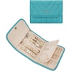 image:imageBAGSMART Travel Jewelry Organizer Case Foldable Jewelry Roll for Necklaces Earrings JourneyRings Bracelets Brooches Portable BeigeAGreen