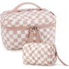 Checkered Khaki 2 Pcs