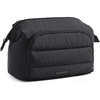 image:imageBAGSMART Travel Makeup Bag Cosmetic Bag Small Make Up Organizer CaseWideopen Pouch for Women Purse for Toiletries Accessories BrushesLarge Beige011 Layer Black
